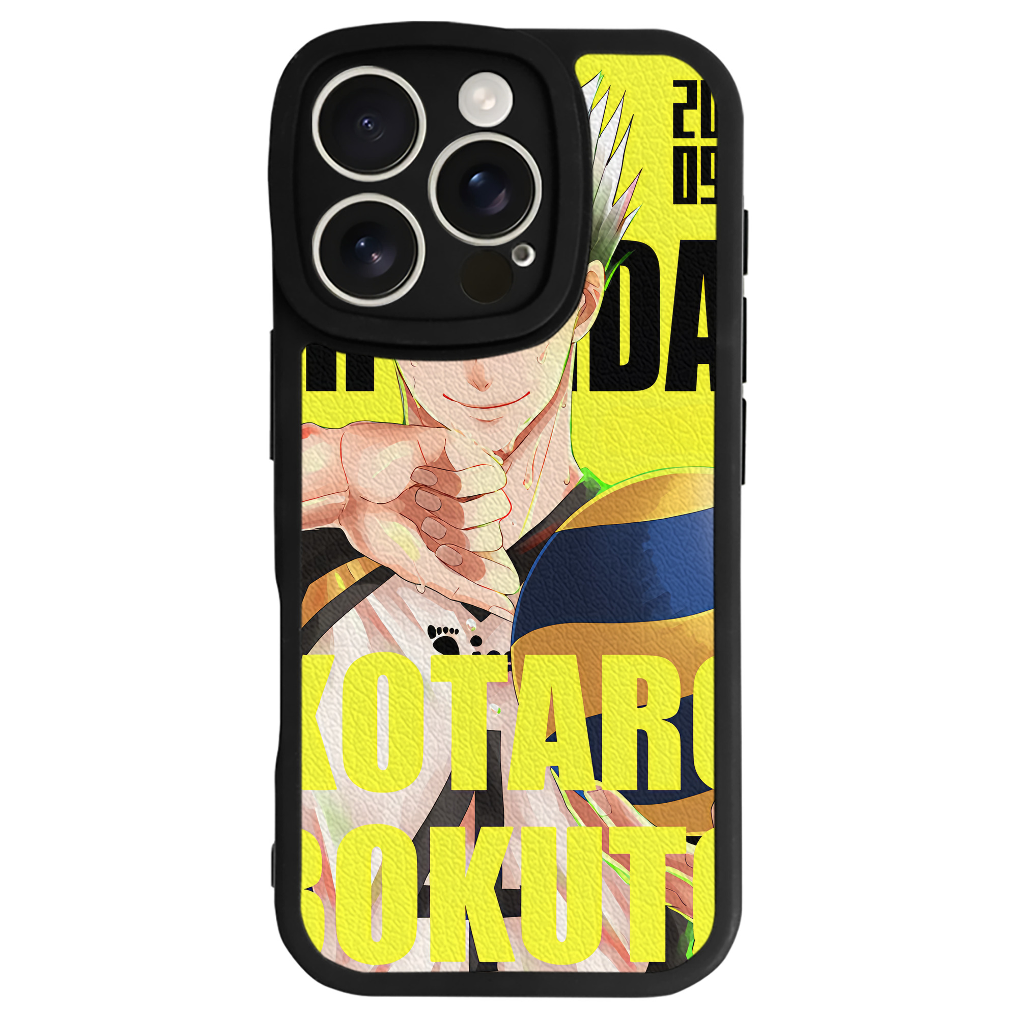 （画像用） ハイキュー!! Haikyu!! 【iPhone 16シリーズ対応】シリコンスマホケース（レザー調） 材質：シリコン